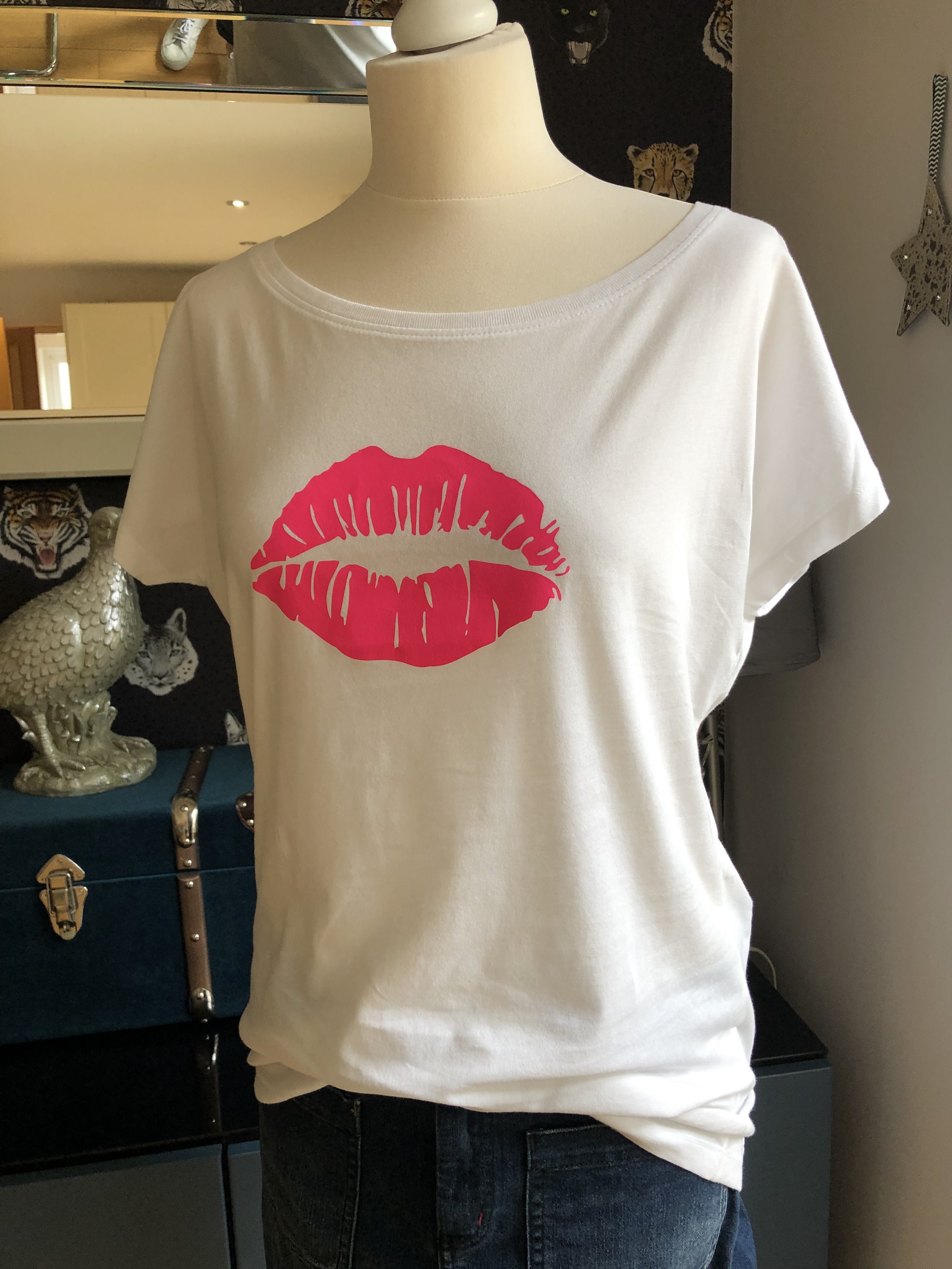 Ladies Lips T-Shirt – Pink Sorbet UK
